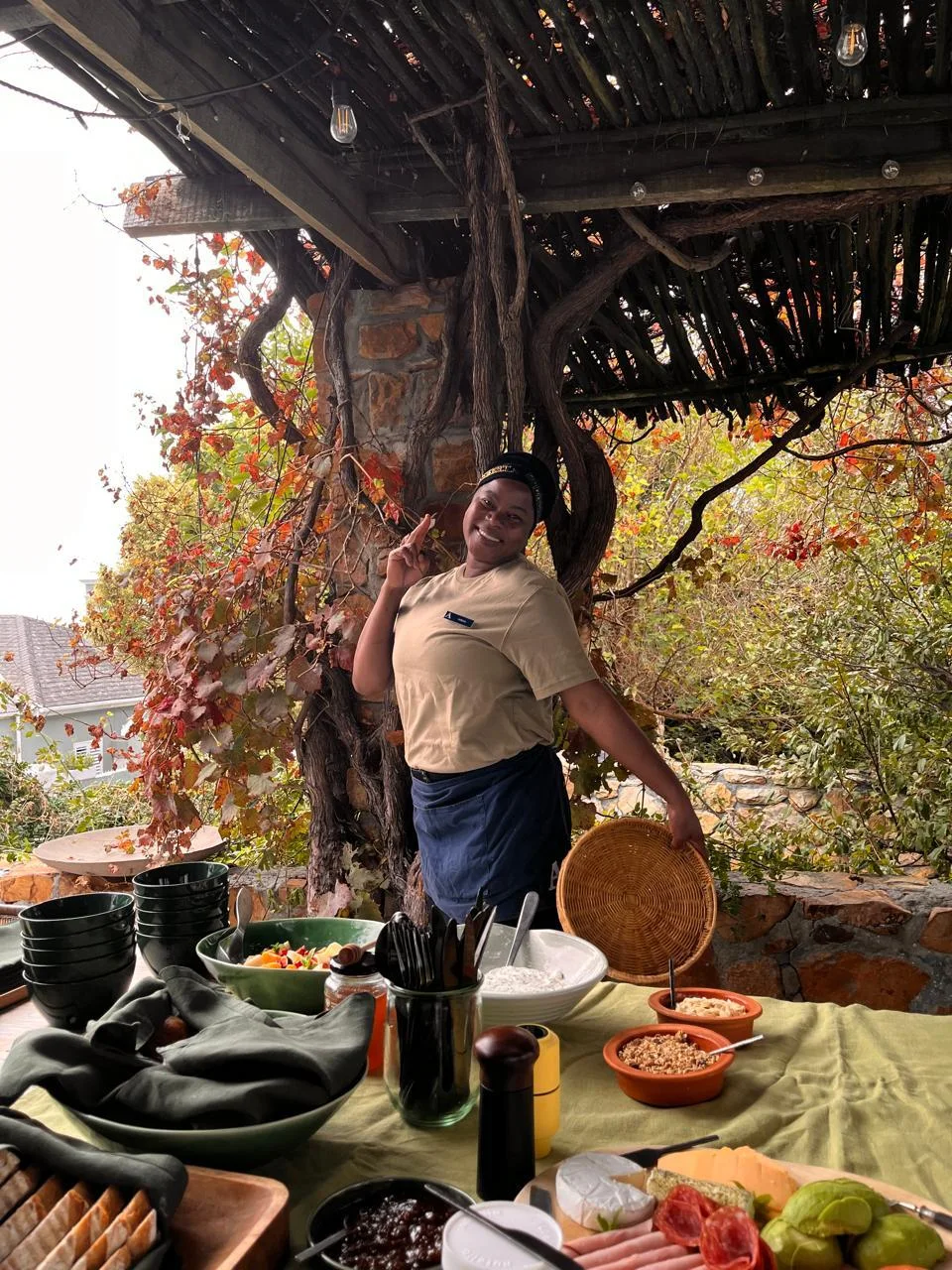 Breakfast at InAweStays, Gardens, Cape Town