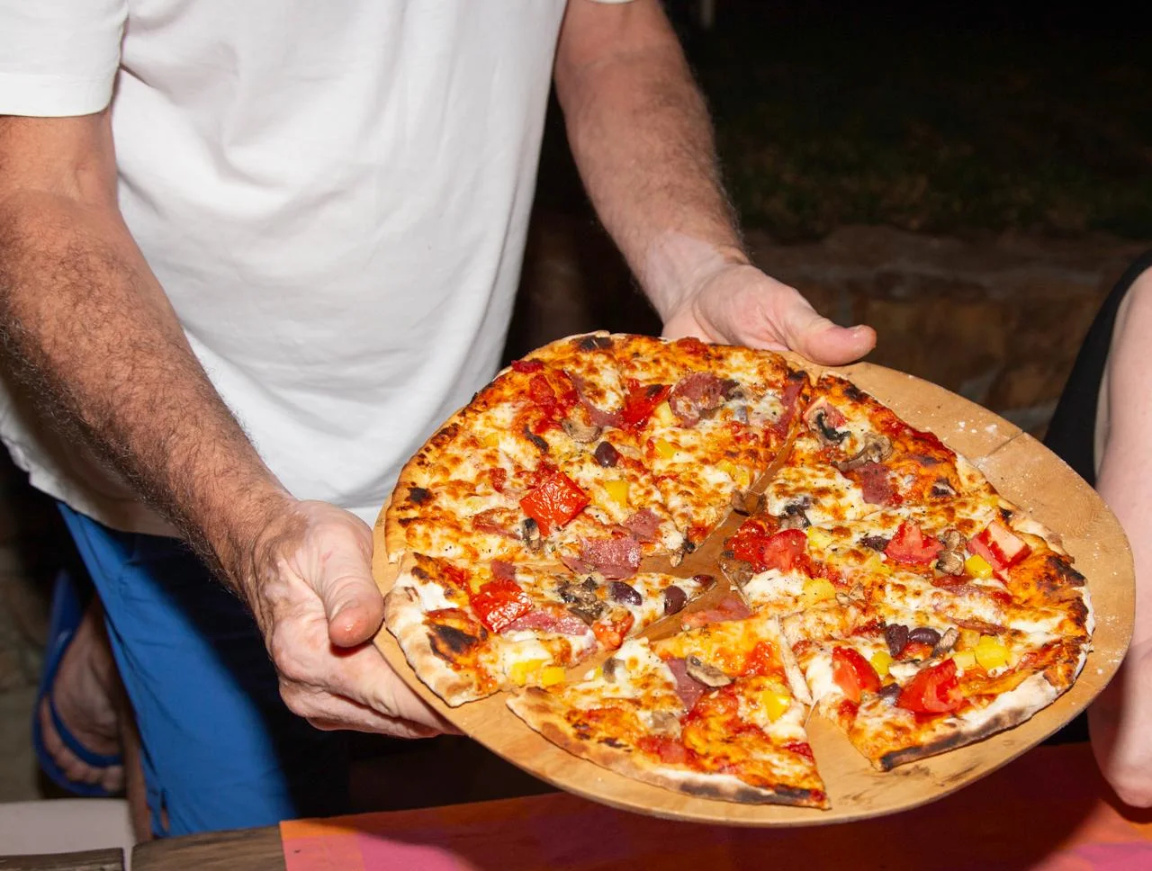 Ellen's pizza night at InAweStays — wood-fired pizza oven in the garden, Gardens, Cape Town